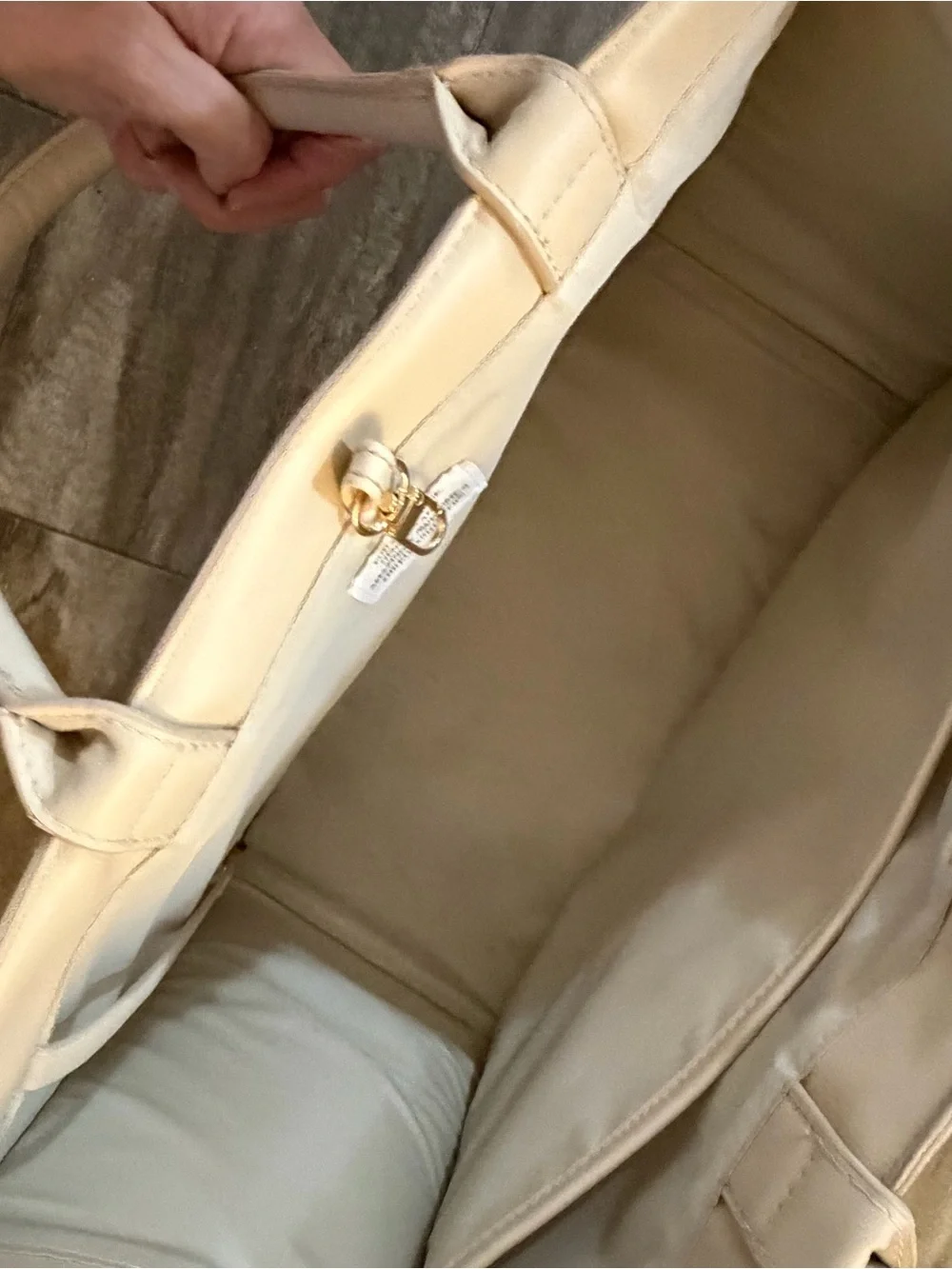 Simply Southern Women's Cream Tote Bag with Shoulder Strap